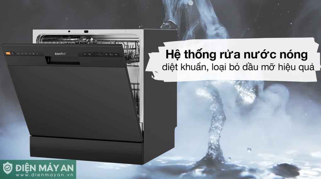 Máy rửa chén bát độc lập Comfee CDW-8F60RB